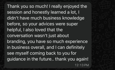 Verified client review